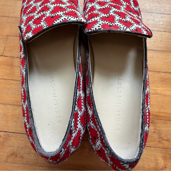 STELLA MCCARTNEY Hearts Binx Slip-On Wedge Platform Sneaker Women's Size EU 40 - Picture 6 of 14